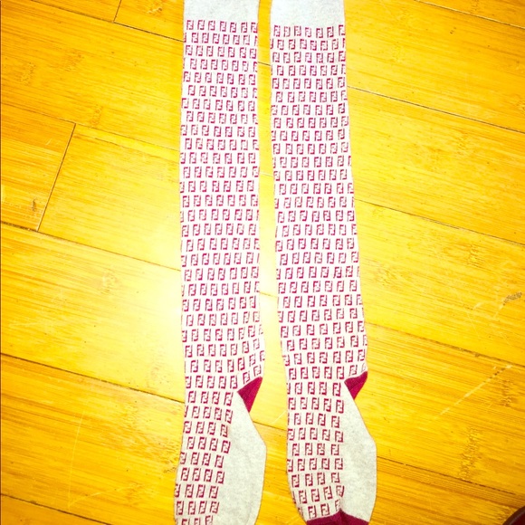 Toddlers Fendi logo tights